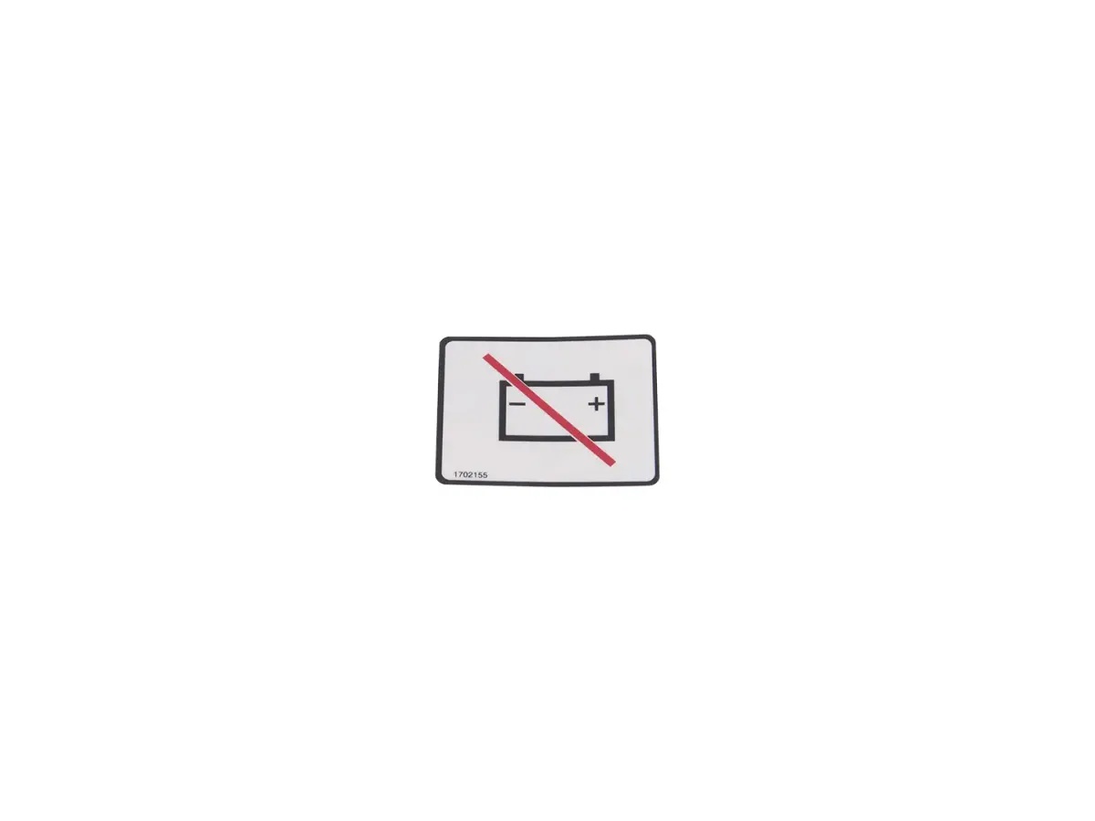 JLG Part # 1702155 | DECAL, BATTERY DISCONNECT, EA