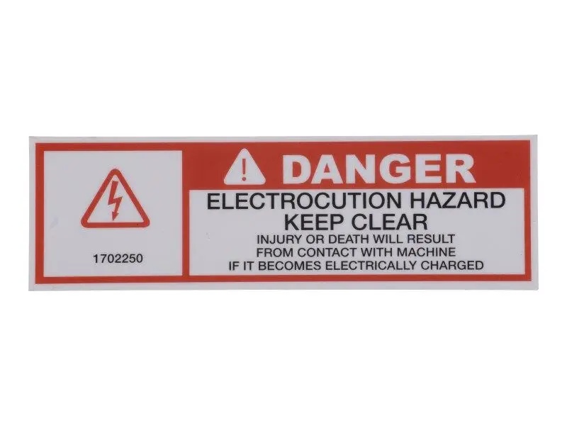 JLG Part # 1702250 | DECAL, (ELEC HAZARD), EA