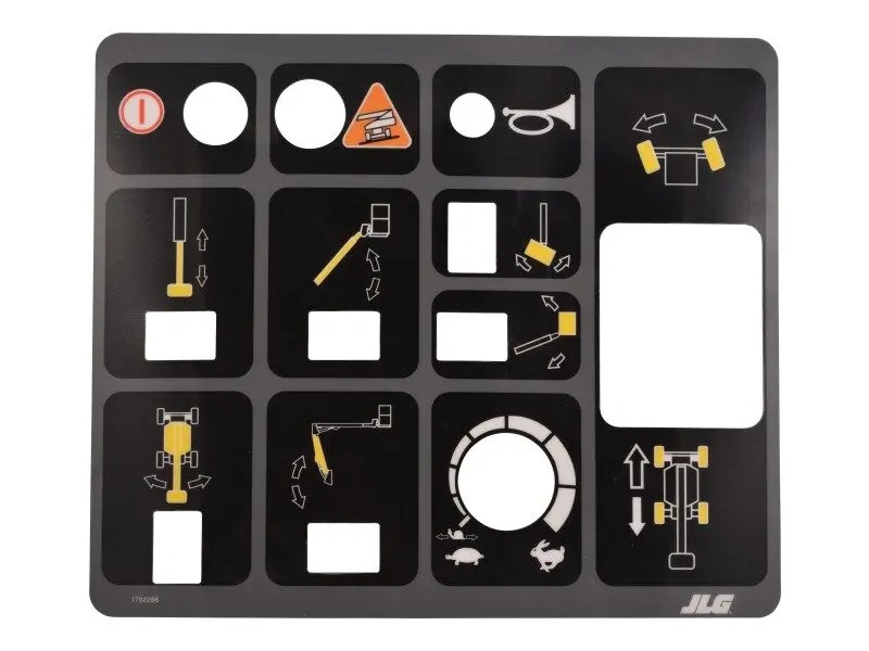 JLG Part # 1702286 | DECAL, (CONSOLE LID), EA