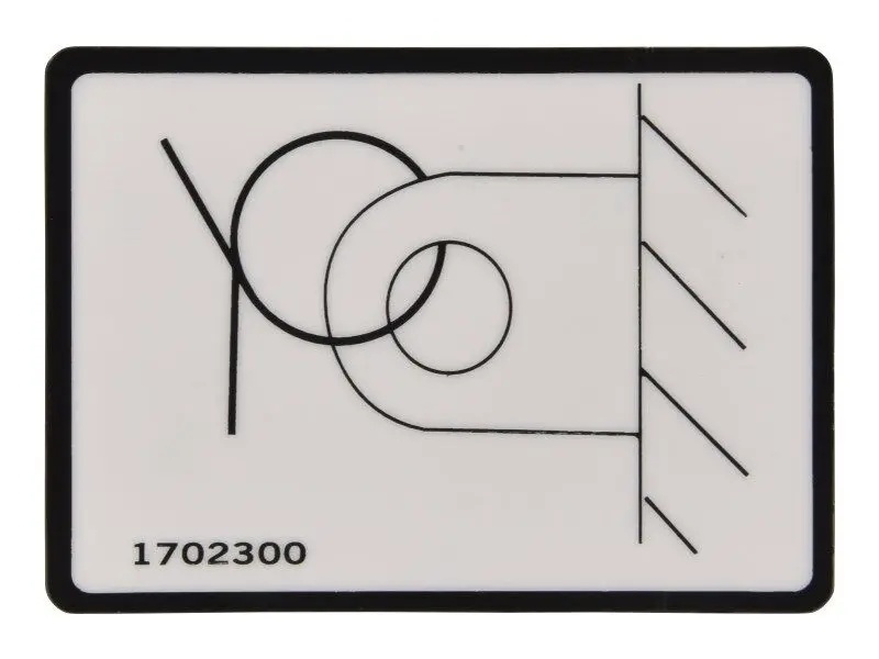JLG Part # 1702300 | DECAL, TIE DOWN, EA