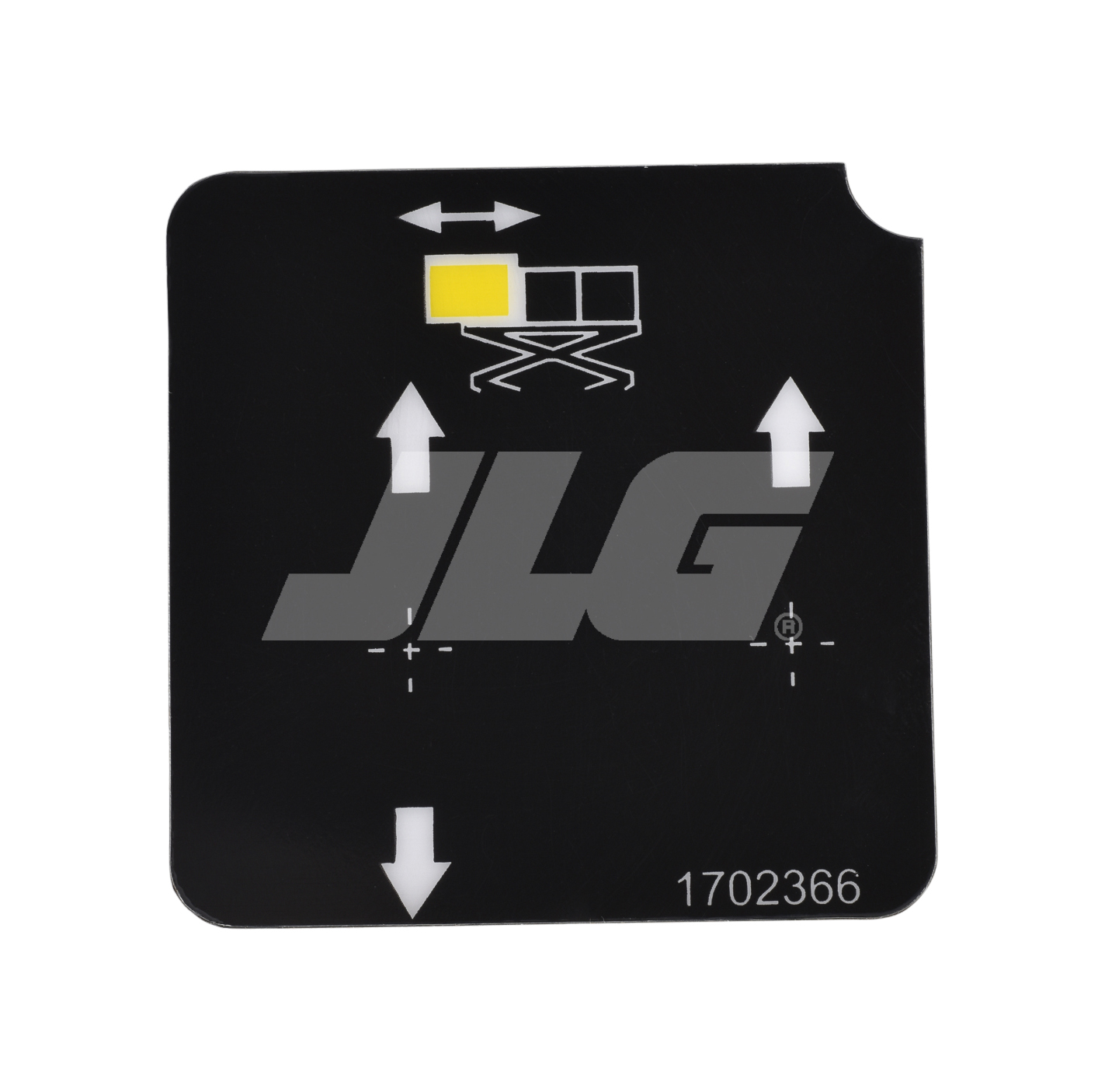 JLG Part # 1702366 | DECAL, (PLATF EXT), EA