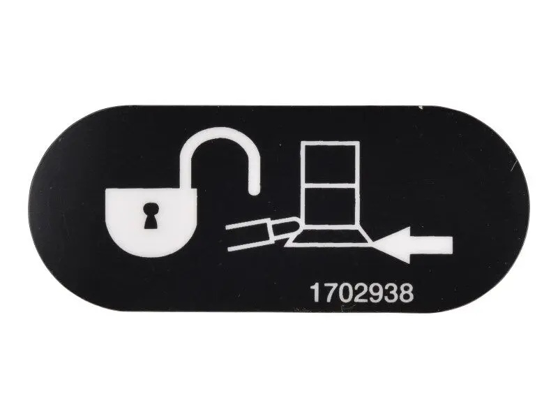 JLG Part # 1702938 | DECAL, SOFT TOUCH OVERRIDE, EA