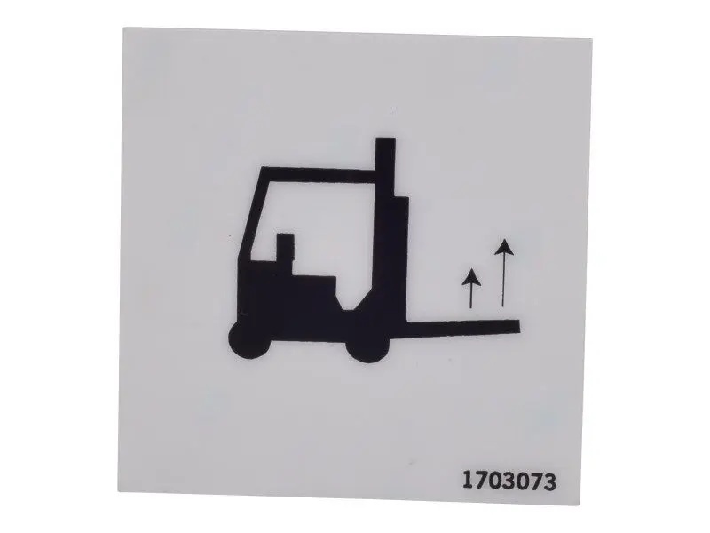 JLG Part # 1703073 | DECAL, FORKLIFT, EA