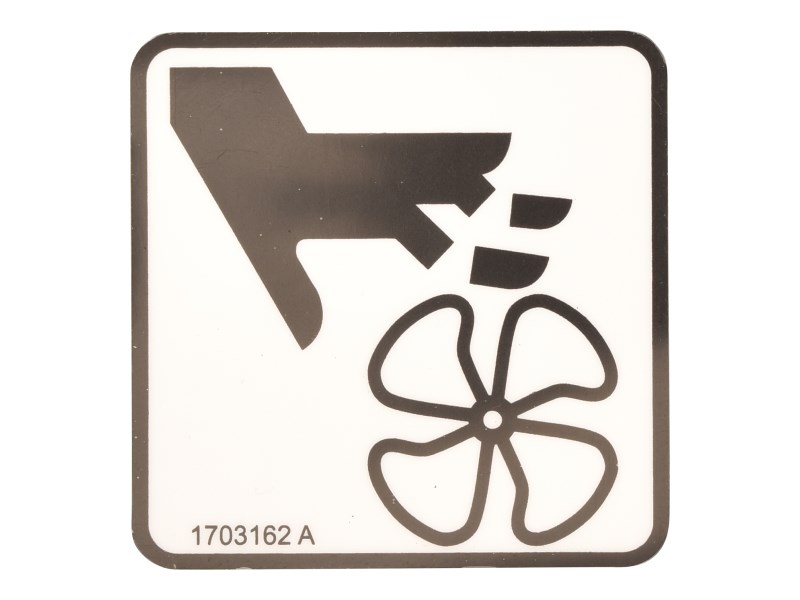 JLG Part # 1703162 | DECAL, FAN BLADE, EA