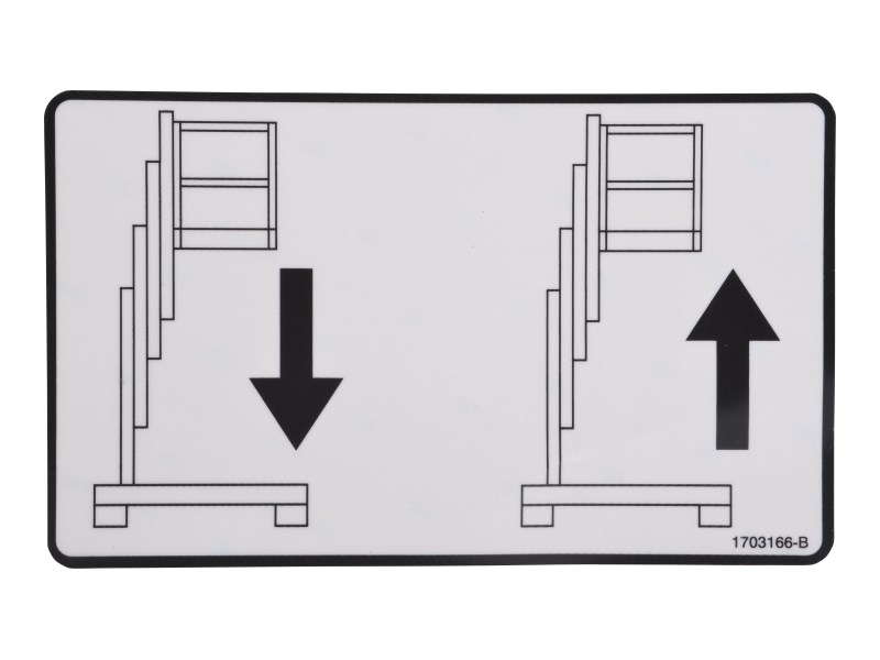 JLG Part # 1703166 | DECAL, FOOT SW, EA