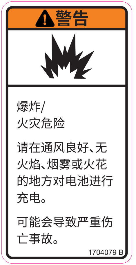 JLG Part # 1704079 | DECAL,EXPLOSION(CHI), EA