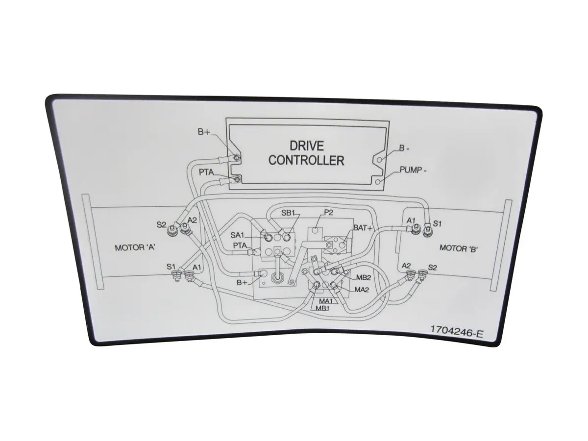 JLG Part # 1704246 | DECAL,WIRING DIAGRAM, EA
