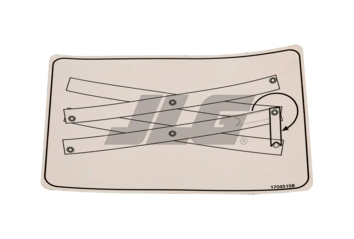 JLG Part # 1704515 | DECAL,SAFETY PROP, EA