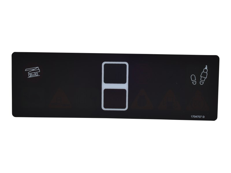 JLG Part # 1704707 | DECAL,PLATFORM DISPLAY (DOM), EA