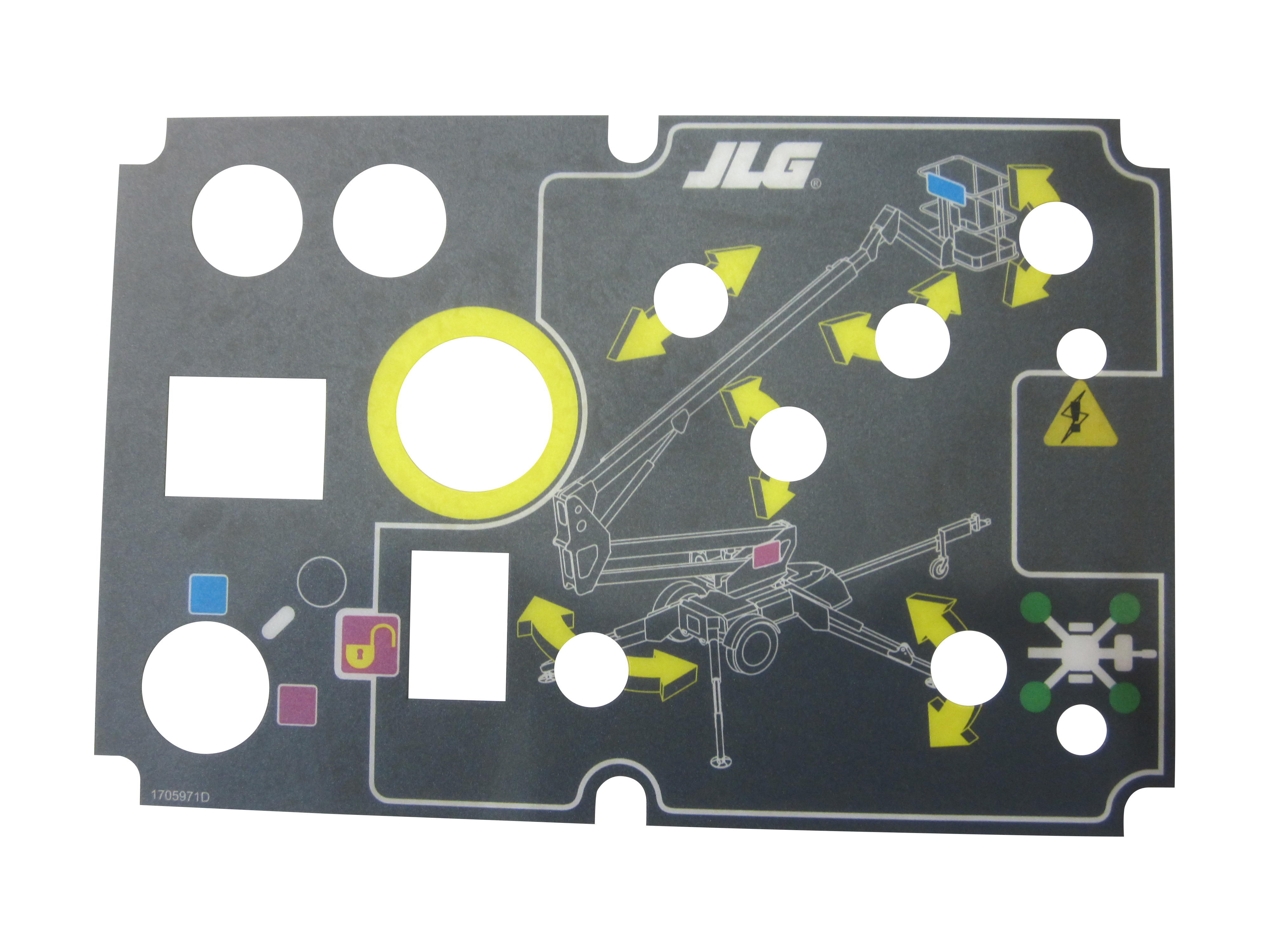 JLG Part # 1705971 | DECAL, MTB T500J/350, EA