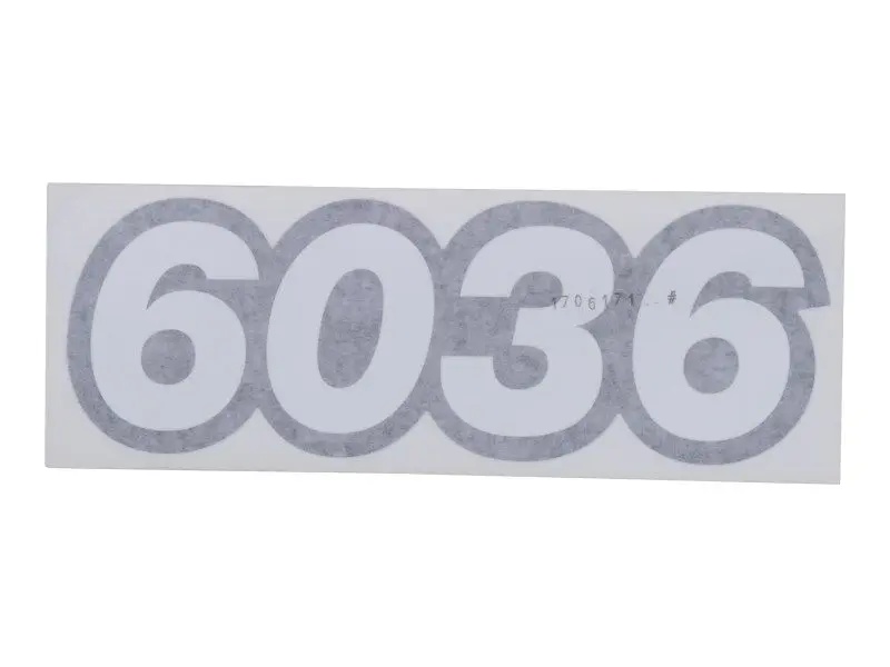 JLG Part # 1706171 | DECAL, 6036 MODEL NUMBER, EA