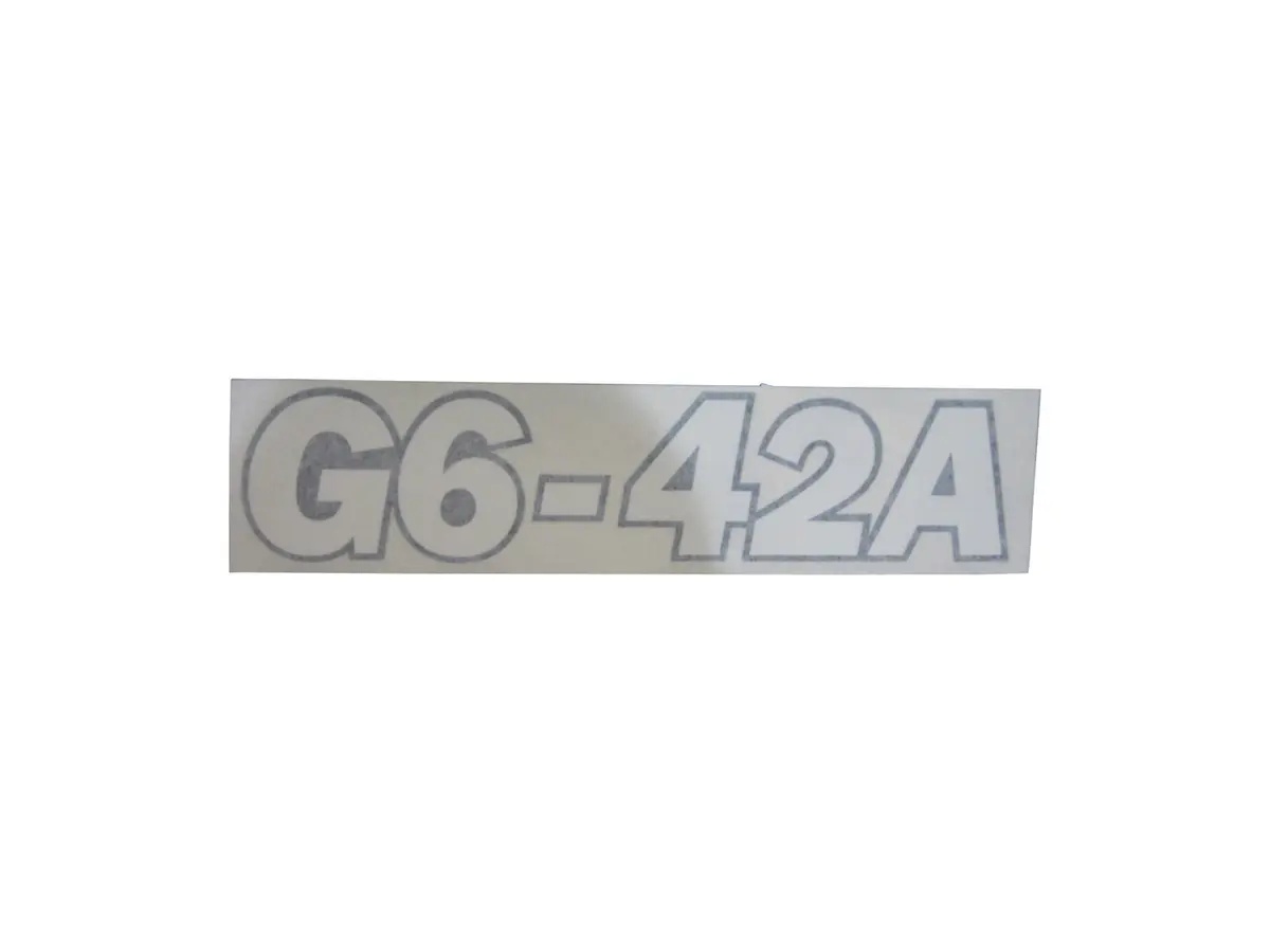 JLG Part # 1706189 | DECAL, G6-42A, EA