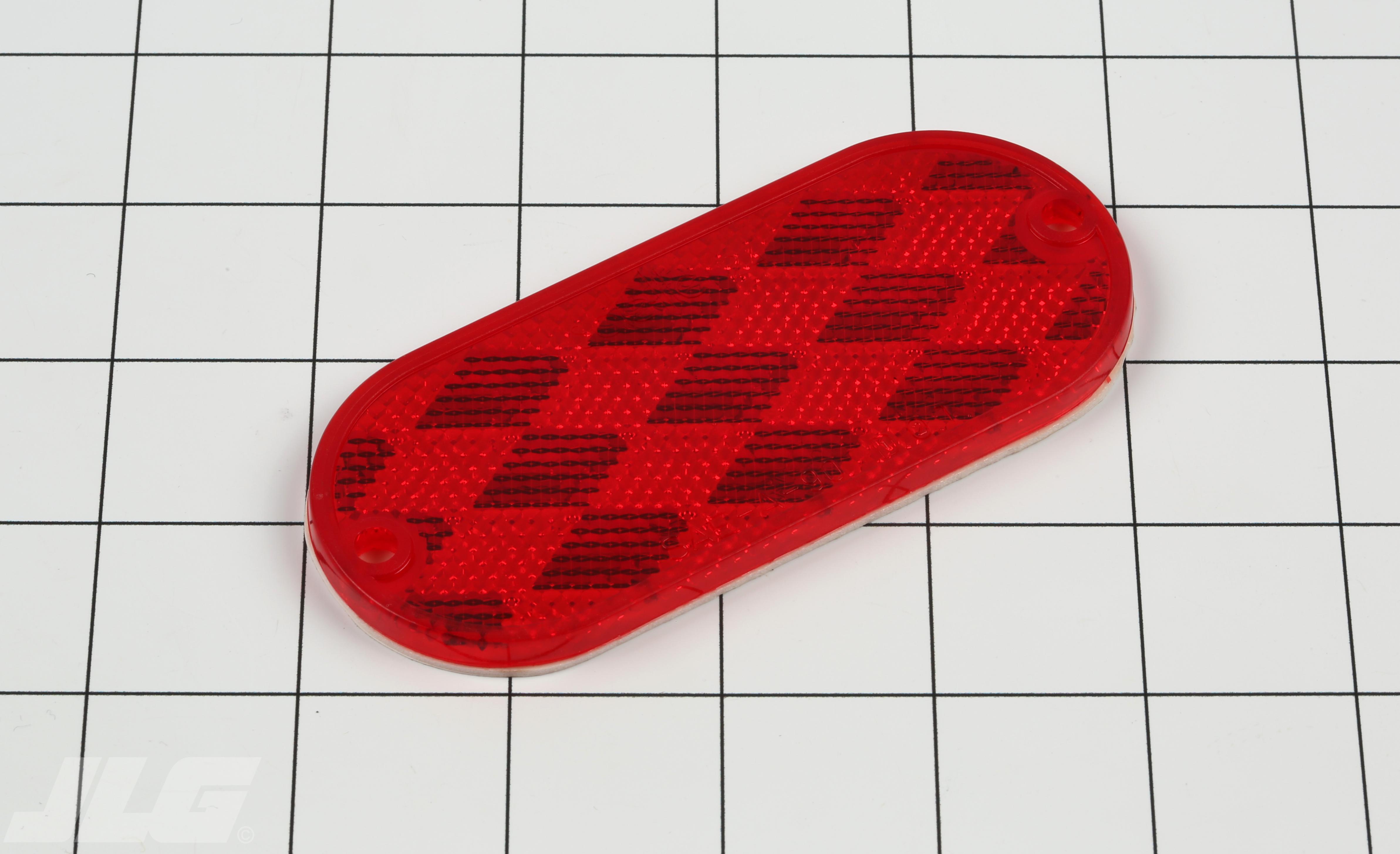 JLG Part # 10718991 - REFLECTOR, RED -, EA JLG Part # 10718991 - REFLECTOR, RED -, EA