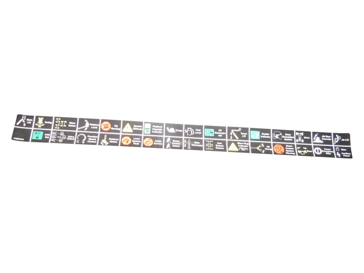 JLG Part # 1706751 | DECAL,LEGEND, EA