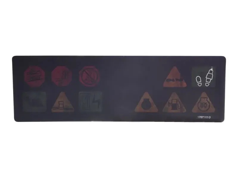 JLG Part # 1707113 | DECAL, PLATFORM DISPLAY (EURO), EA