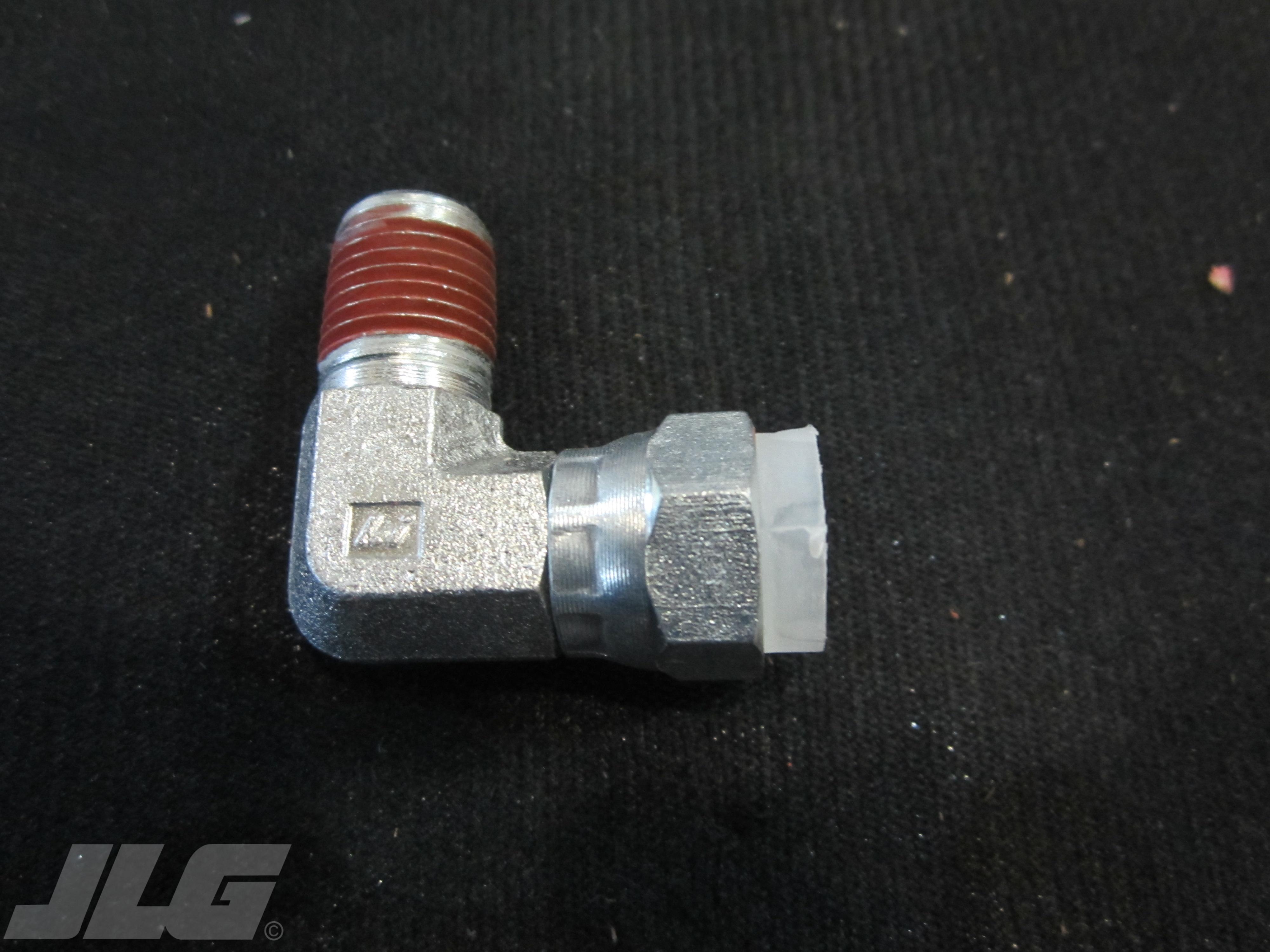 JLG Part # 2220064 - ADPT,90 S FSNPSM/NPTF 4-4 FG, EA