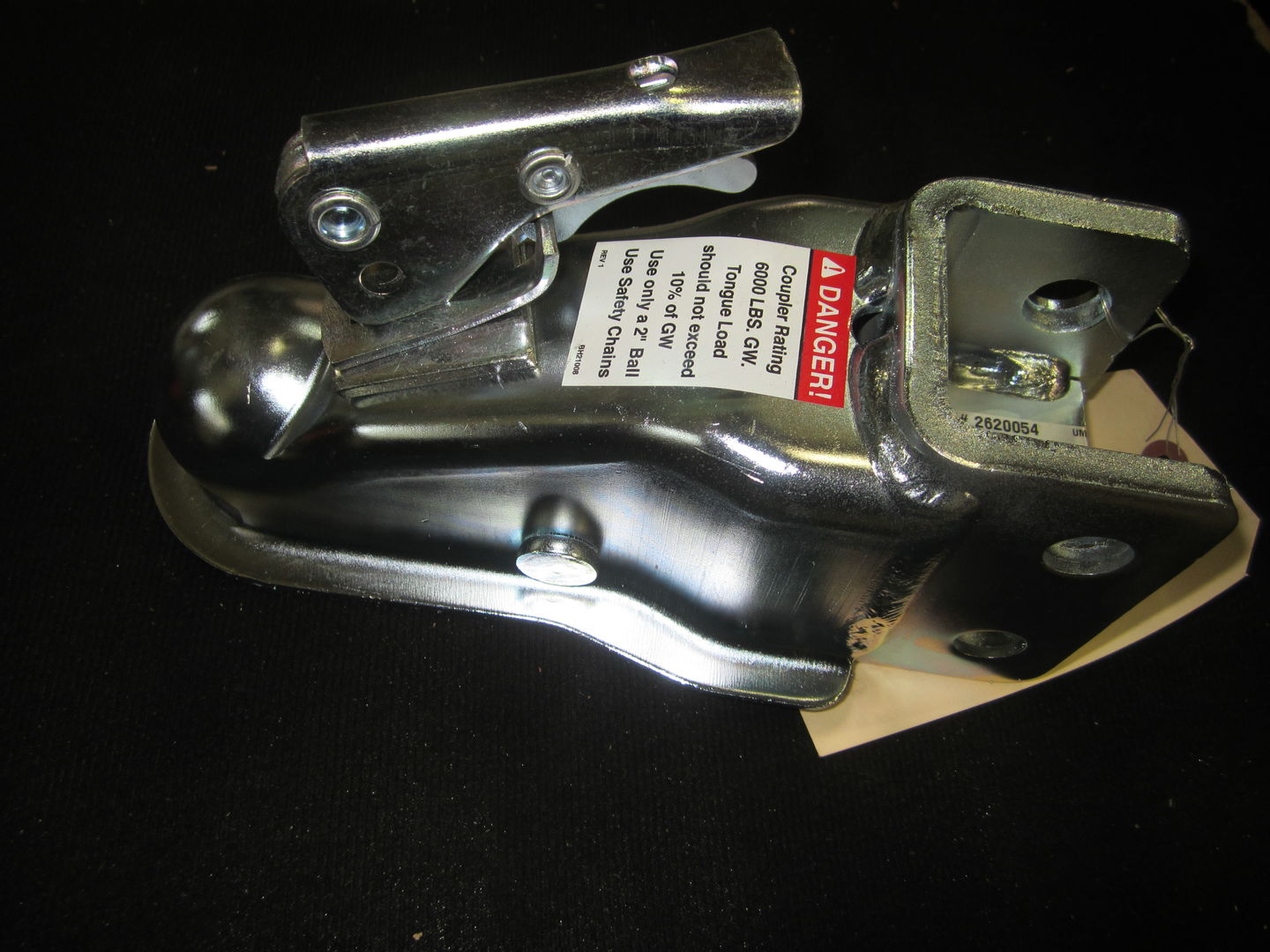 JLG Part # 2620054 - HITCH,CHANNEL MOUNT, 2" BALL, EA
