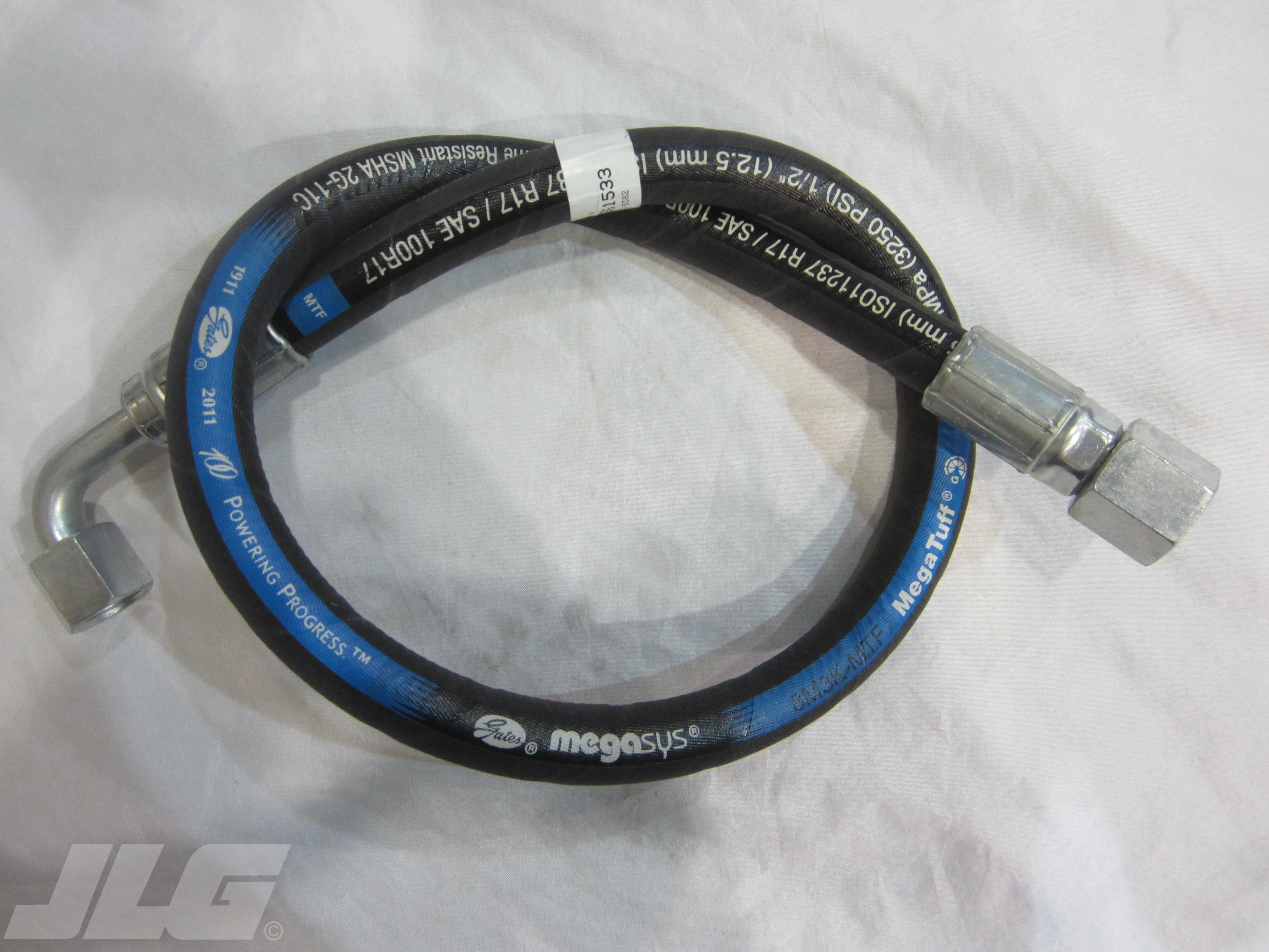 JLG Part # 2751533 - HOSE HYD .50X36  STR X 90, EA