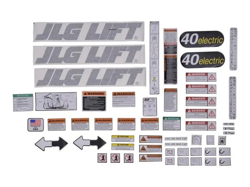 JLG Part # 2900930 | DECALS (40E,DOM/CSA), EA