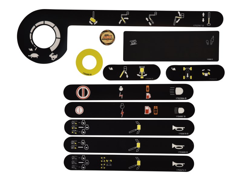 JLG Part # 2910867 | KIT,PLATFORM CONSOLE DECAL, EA