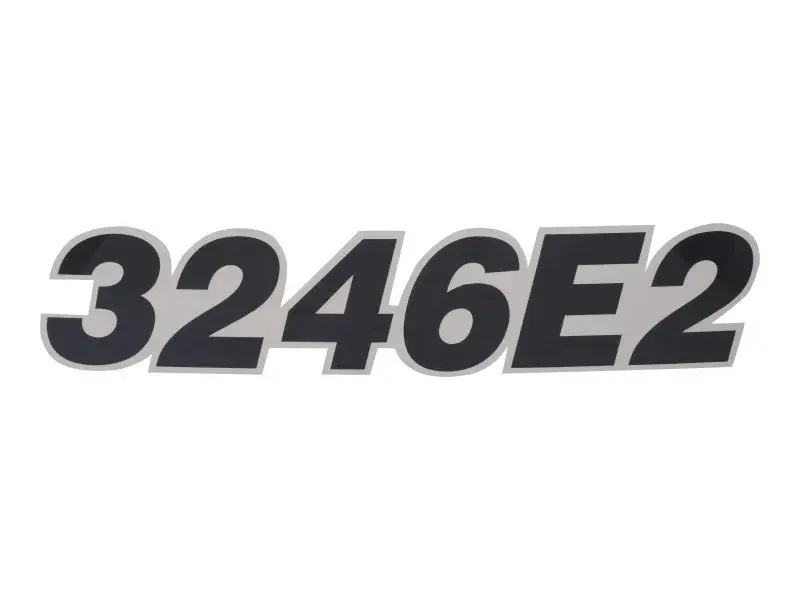 JLG Part # 3252619 | NAMEPLATE,MODEL TAG 3246E2, EA