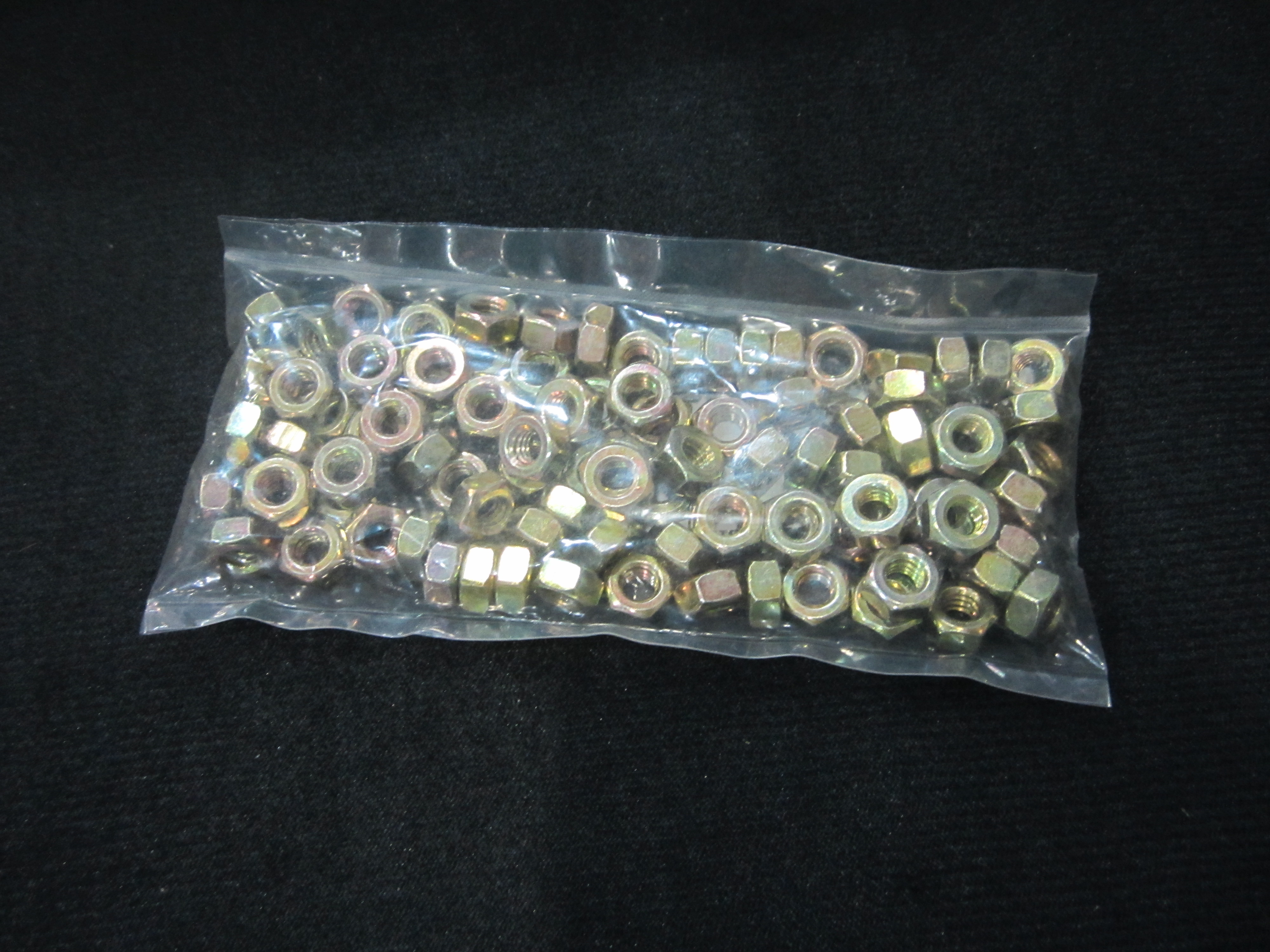 JLG Part # 3311401-100 | NUT HEX,.250-20 REG HT,QTY=100, PK