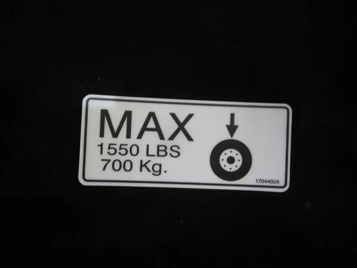 JLG Part # 1704402 | DECAL, WHEEL LOAD 2646E2, EA