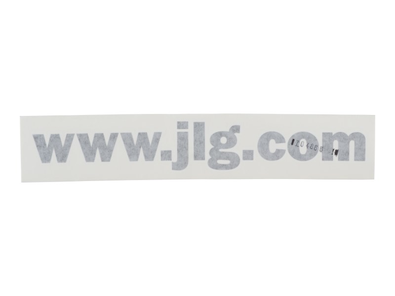 JLG Part # 1704885 | DECAL,WEBSITE, EA