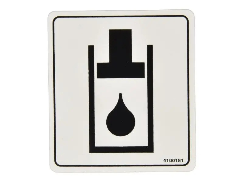 JLG Part # 4100181 | DECAL HYDRAULIC OIL, EA