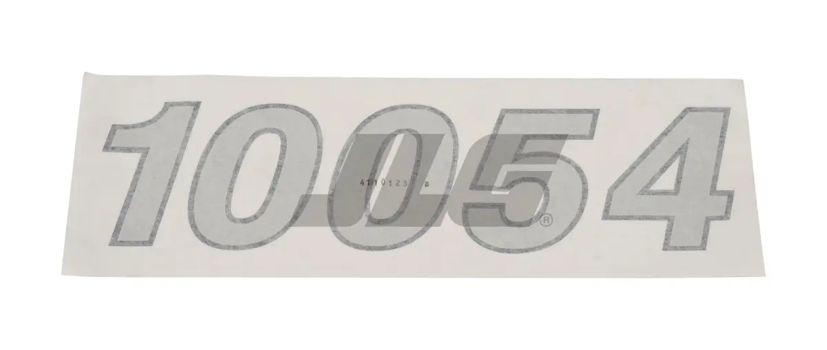 JLG Part # 4110125 | DECAL 10054 MODEL NUMBER, EA