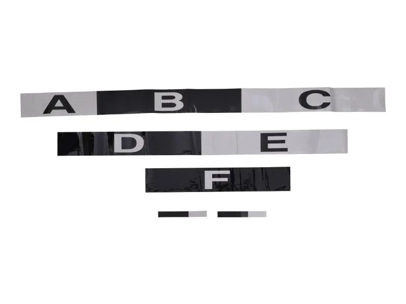 JLG Part # 4110130 | DECAL BOOM EXTEND STRIPES (A-G, EA