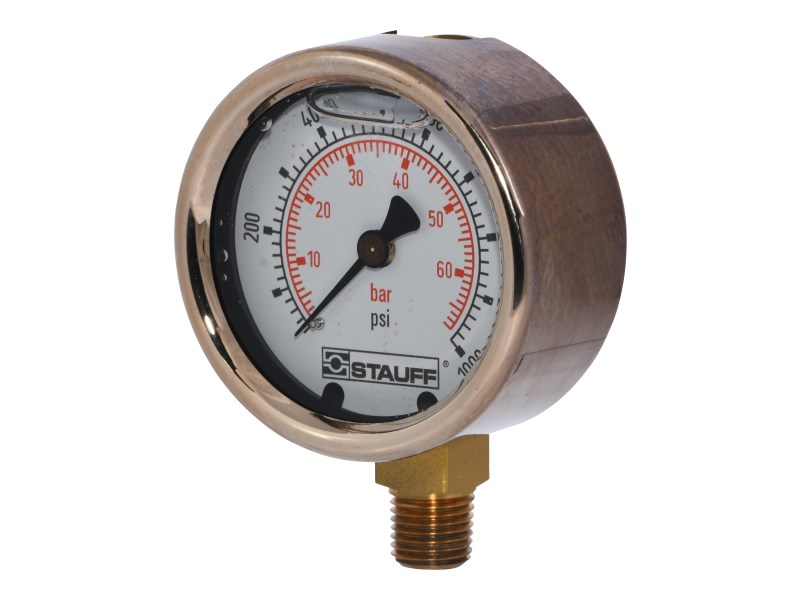 JLG Part # 7024548 | GAUGE, 1/4 NPT 0-1000 PSI, EA