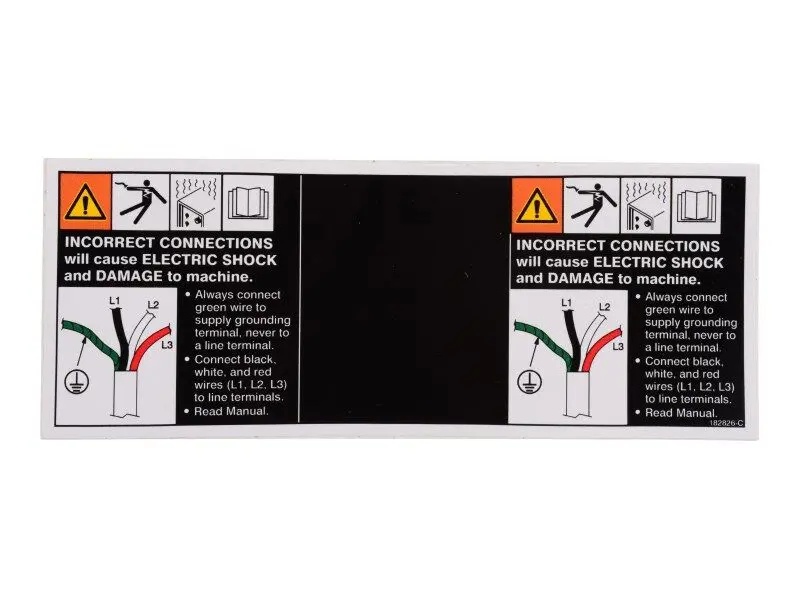 JLG Part # 7027775 | DECAL, WARNING ELECTRIC SHOCK, EA