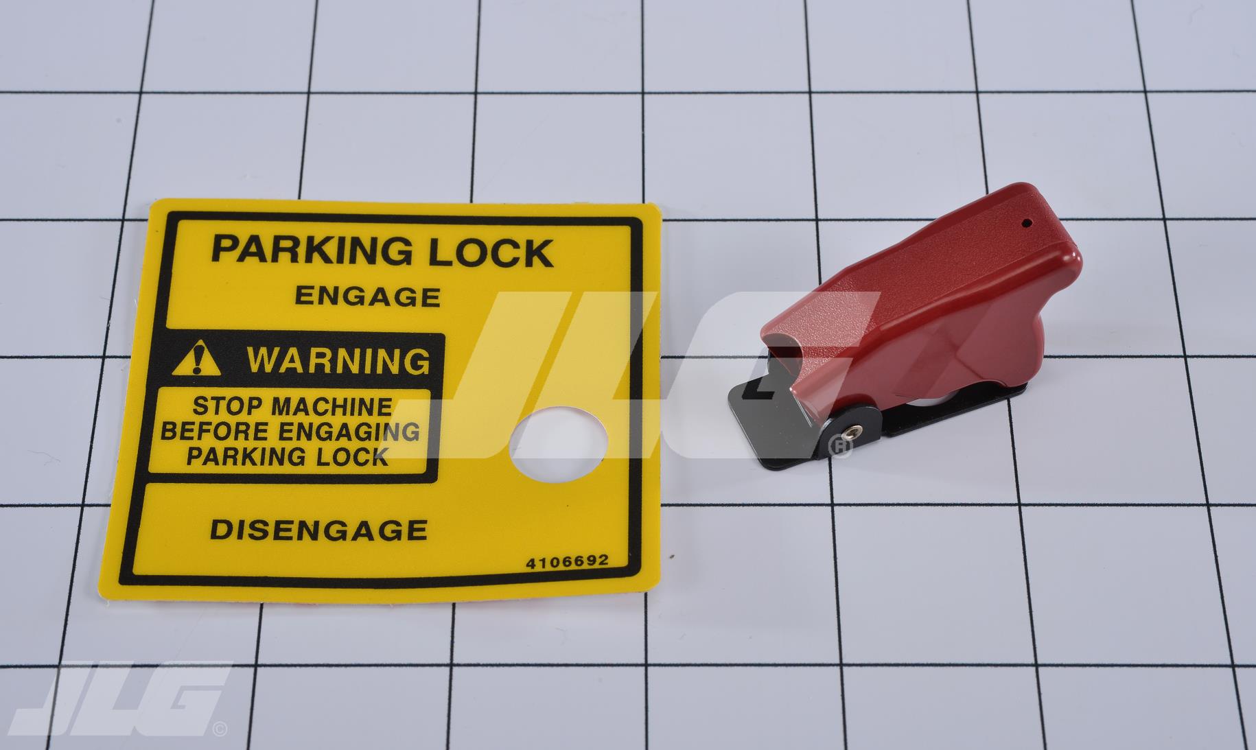 JLG Part # 7086861 - KIT SWITCH GUARD & DECAL, EA JLG Part # 7086861 - KIT SWITCH GUARD & DECAL, EA