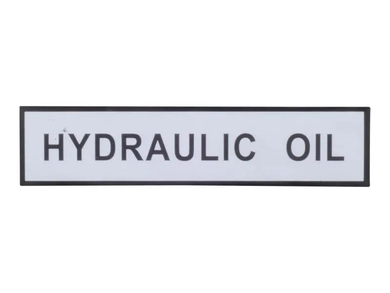 JLG Part # 77023006 | HYDRAULIC OIL DECAL, EA
