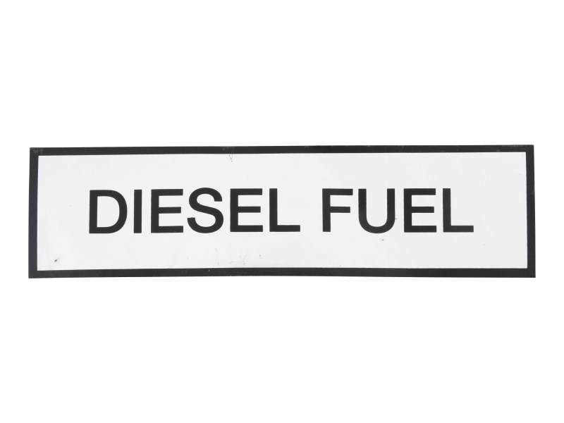 JLG Part # 77023008 | DIESEL FUEL DECAL, EA
