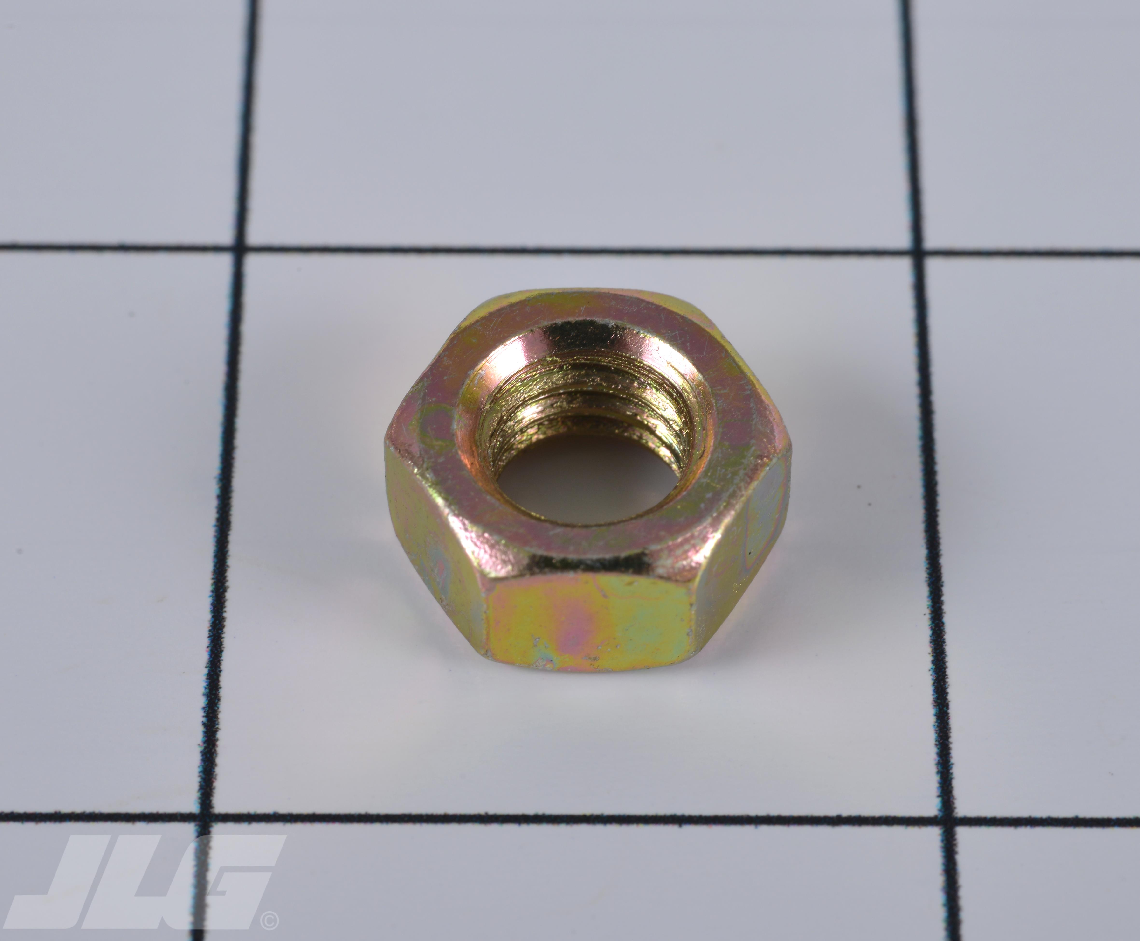 JLG Part # 8305006 - NUT-HEX-.312-18-GR2-ZINC PLATE, EA JLG Part # 8305006 - NUT-HEX-.312-18-GR2-ZINC PLATE, EA