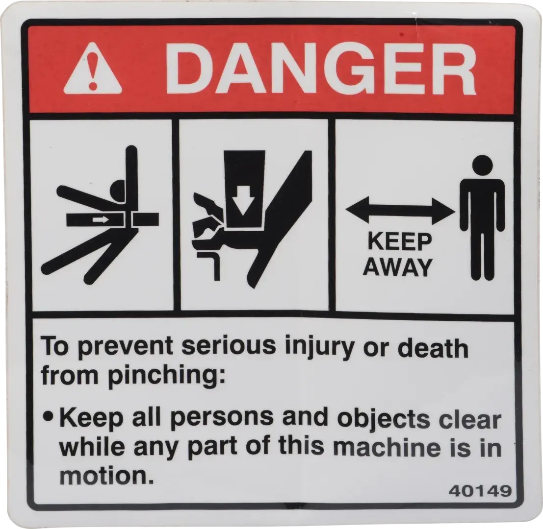 JLG Part # 90554017 | DECAL,DANGER, EA