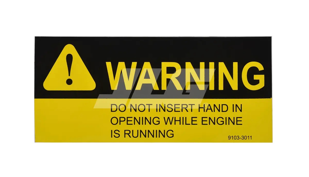 JLG Part # 91033011 | WARNING DECAL, EA