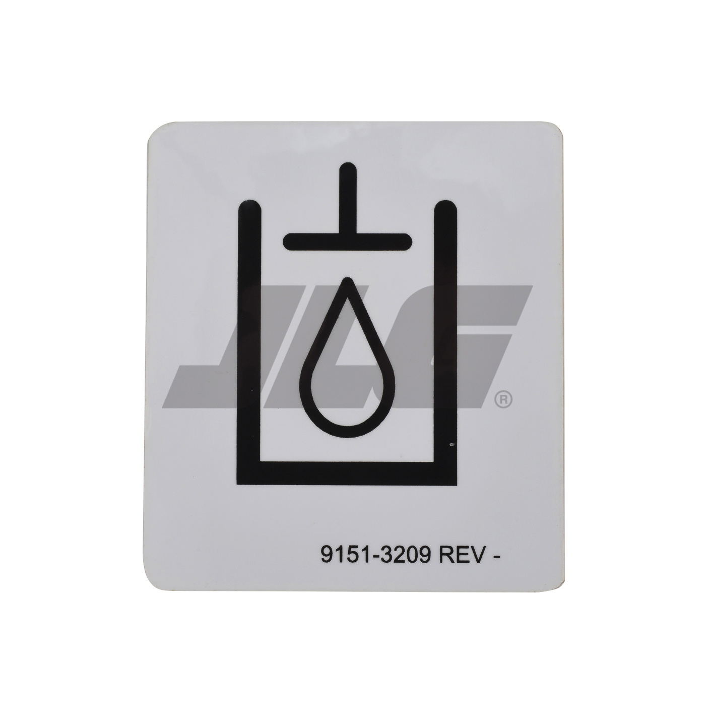 JLG Part # 91513209 | DECAL,HYDRAULIC FLUID, EA