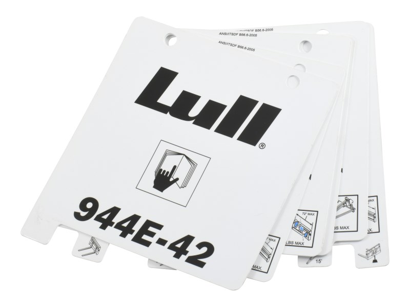 JLG Part # 1001106011 | LOAD,BOOKLET 944E-42, EA
