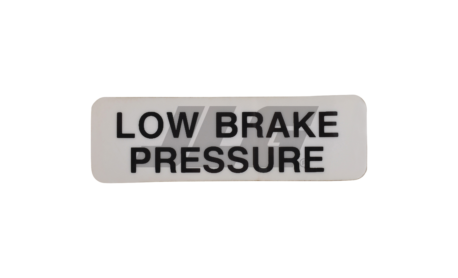 JLG Part # 10124863 | DECAL, WARNING - BRAKE LIGHT -, EA