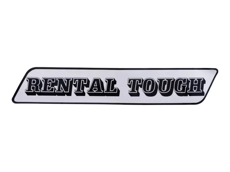 JLG Part # 10265694 | DECAL, RENTAL TOUGH -, EA