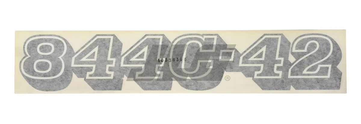 JLG Part # 10338308 | DECAL, MODEL, 844C-42 -, EA