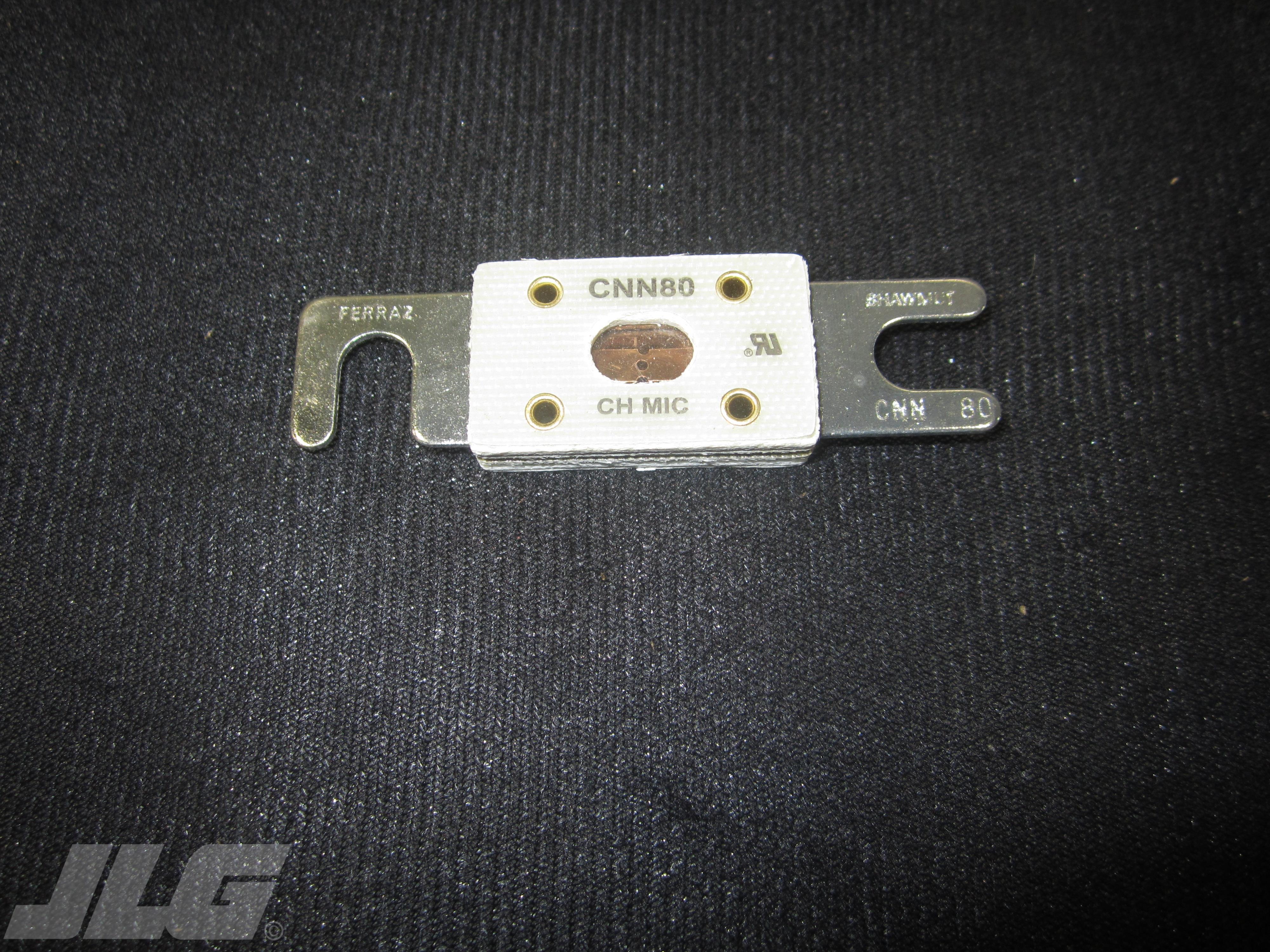 JLG Part # 2400045 - FUSE, 80 AMP, EA JLG Part # 2400045 - FUSE, 80 AMP, EA
