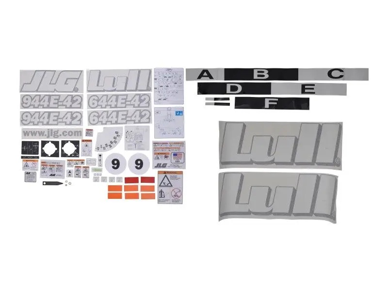 JLG Part # 2915192 | KIT(SERVICE), 644E/944E DECAL, EA