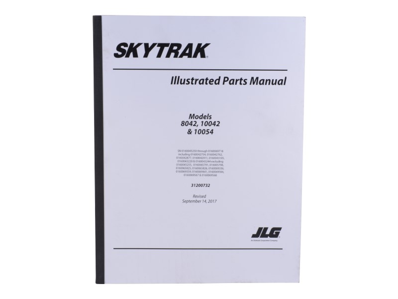 JLG Part # 31200732 | 8042/10042/10054 PARTS MANUAL, EA