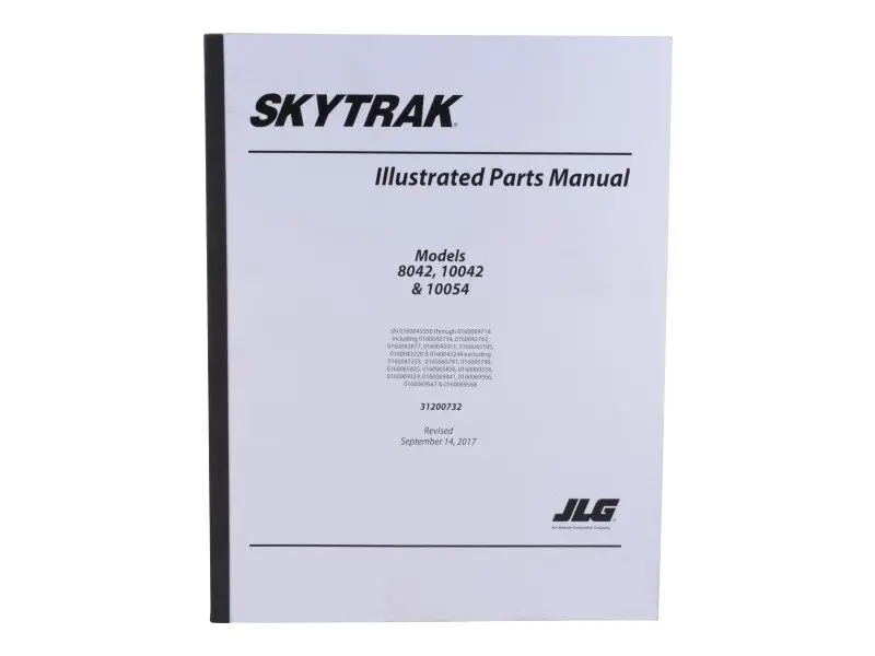 JLG Part # 31200732 | 8042/10042/10054 PARTS MANUAL, EA