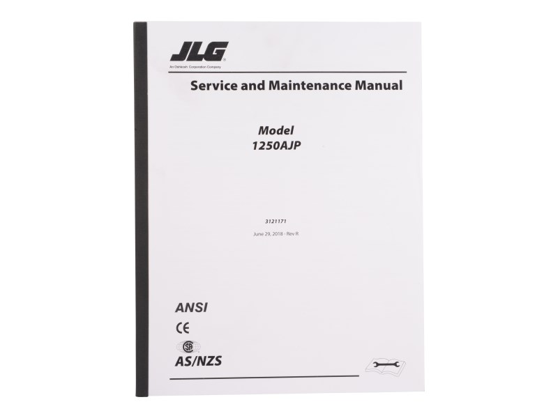 JLG Part # 3121171 | MANUAL, 1250AJP GLOBAL SERVICE, EA
