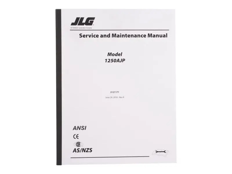 JLG Part # 3121171 | MANUAL, 1250AJP GLOBAL SERVICE, EA